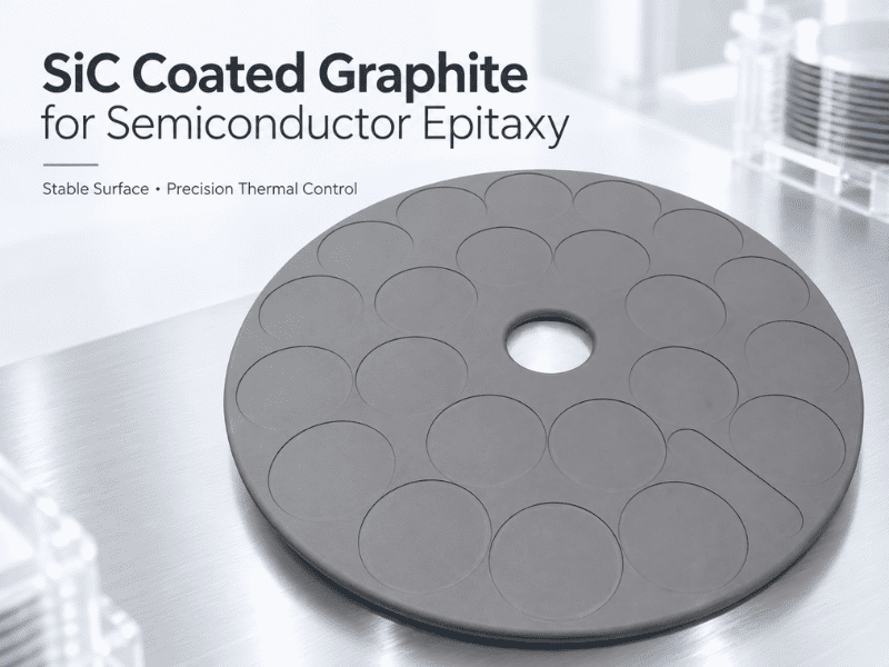 Pourquoi le graphite est-il recouvert de carbure de silicium pour l'épitaxie des semi-conducteurs ?