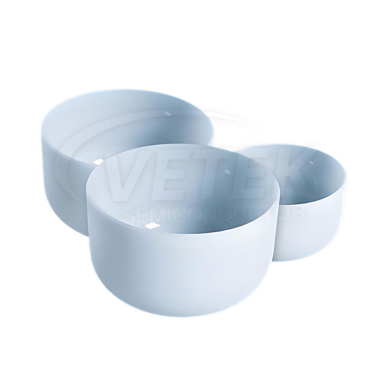 Crucibles de quartz fusionnés