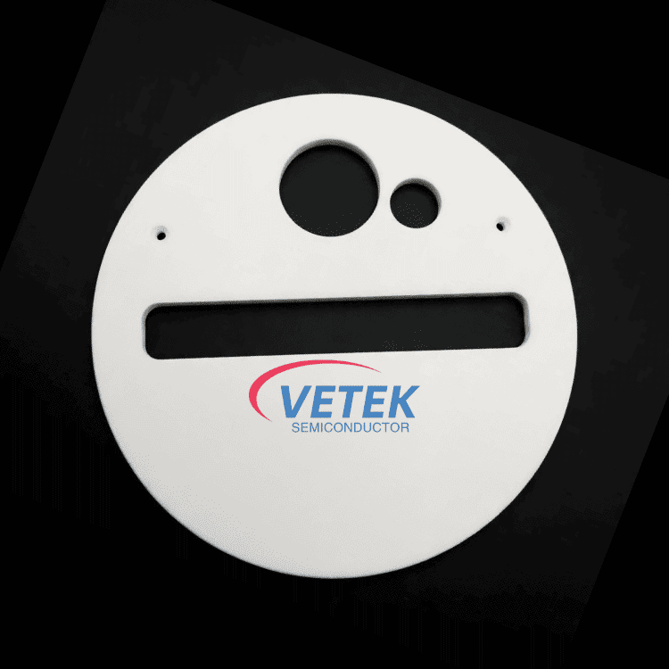 Bouclier et obturateur en quartz opaque de haute pureté pour MOCVD