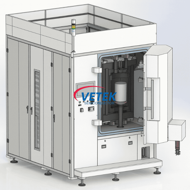 Four de croissance de cristaux SiC à chauffage par résistance de grande taille